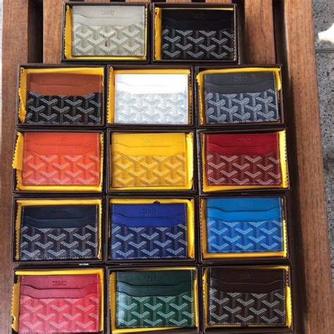 beige goyard card holder|Card holders .